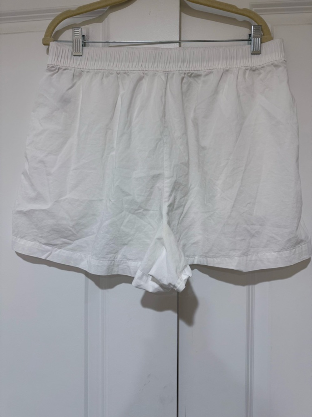 J. Crew White Women’s 💯% Cotton Boxer Shorts With Pockets AY350 NWOT - Picture 4 of 6